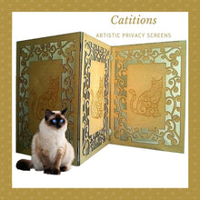 Cat Privacy Screen - Catitions Artistic Cat Privacy Screen