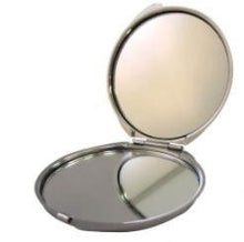 Compact Mirror - Compact Mirror-Designer Edition Burlesque Pin-up Queen Black Kitten
