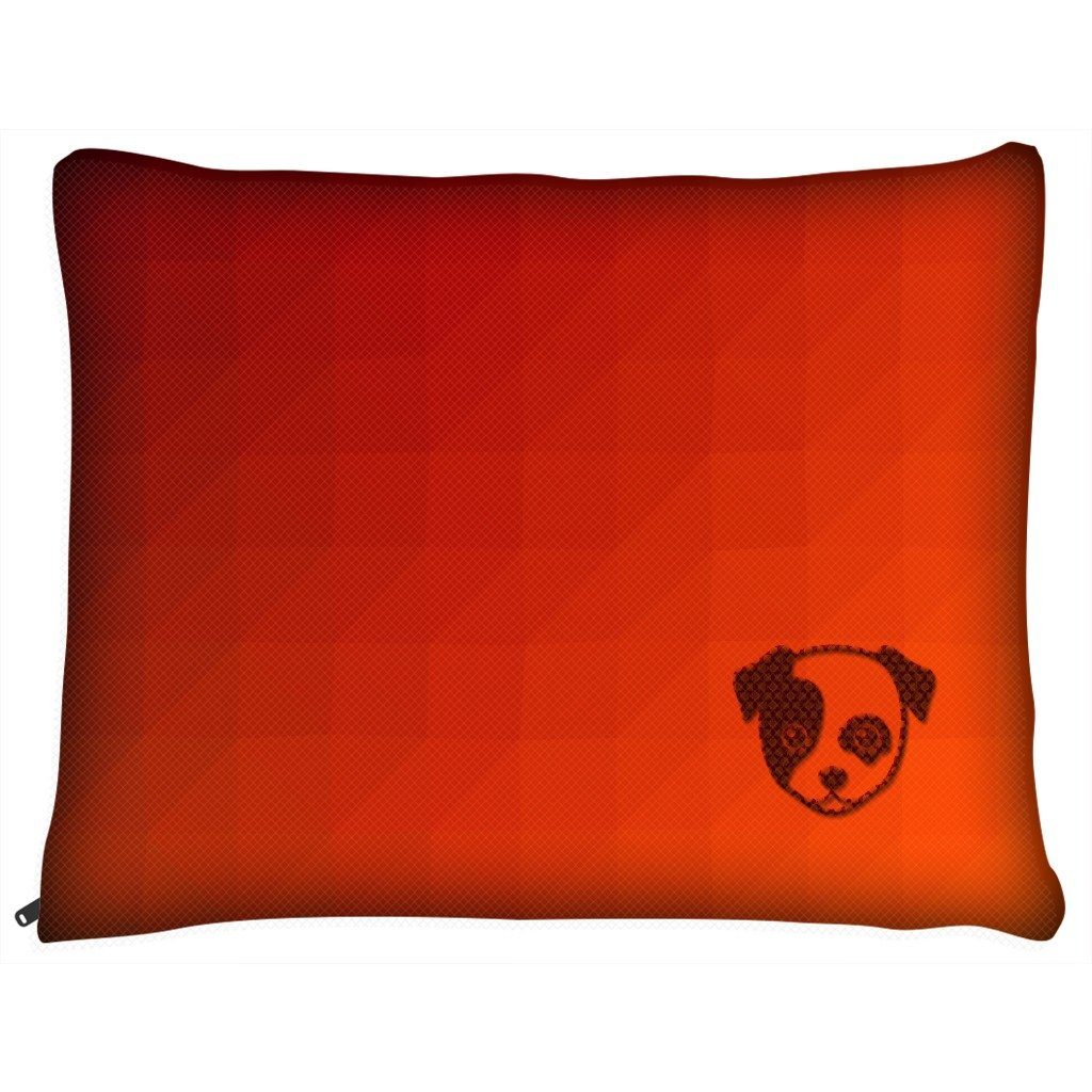 Dog Pillow Bed - Outdoor Dog Pillow Bed-Geometric III- Medium