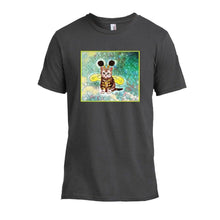Tshirts - Bee Kitten Art Nouveau Design T-shirt -Smoke